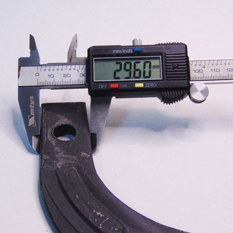 Ніж грунтофрези IT-225 (210) 21см на тракторну почвофрезу Китай GQN ДТЗ Заря